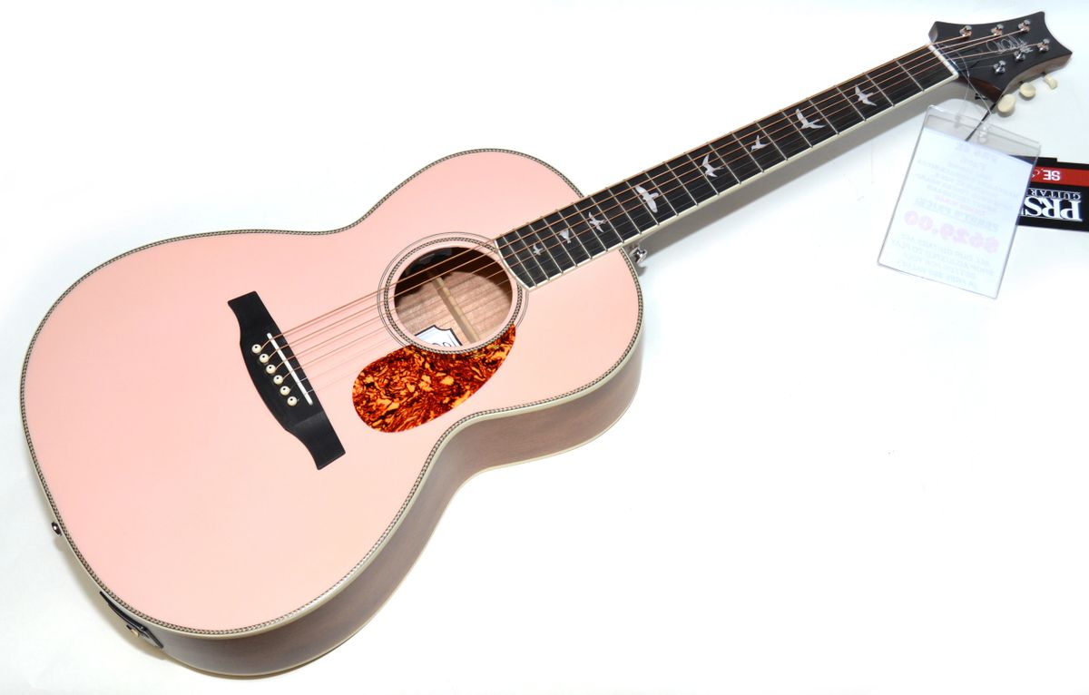 USED** Paul Reed Smith SE P20E Acoustic-Electric Guitar Pink - Pro